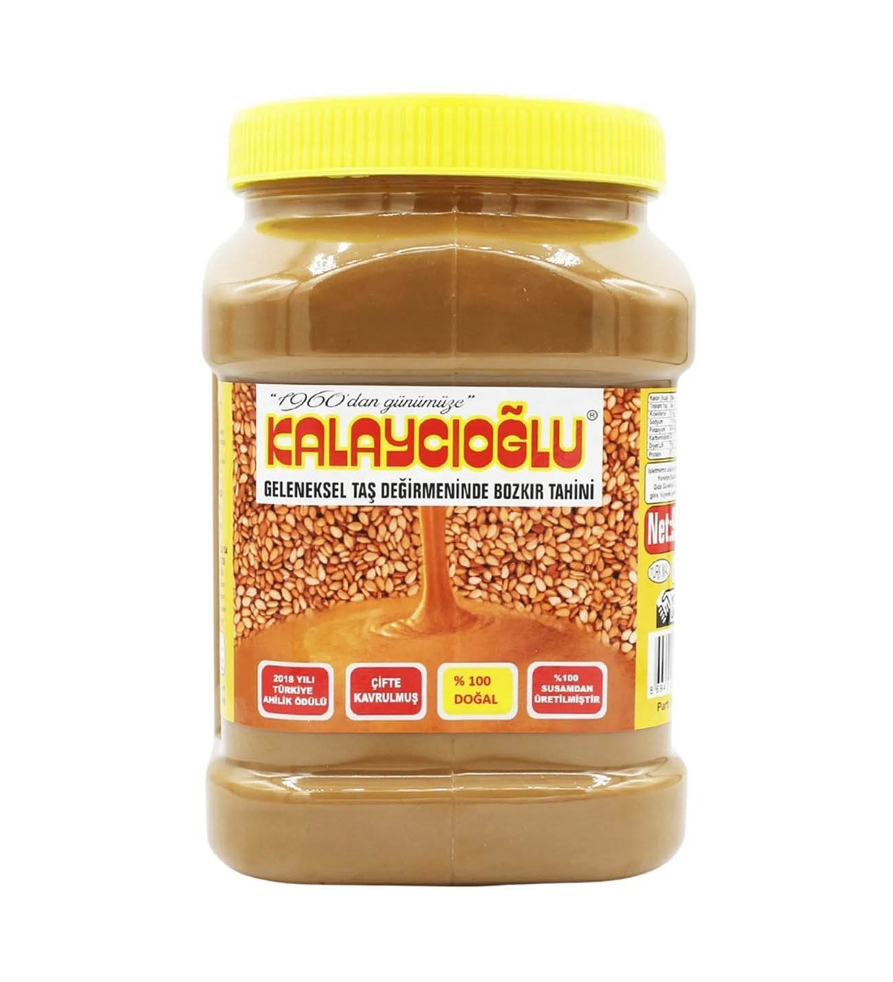 kalaycioglu cifte kavrulmus tahin plastik